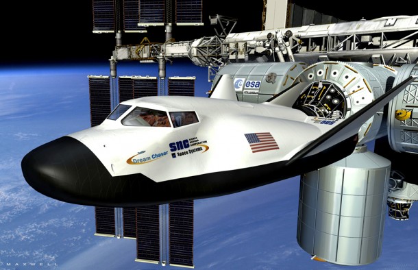 The CCP proposal being developed by Sierra Nevada of Louisville, Colo.is the Dream Chaser spacecraft, shown in this artist's concept. Image credit: Sierra Nevada The CCP proposal being developed by Sierra Nevada of Louisville, Colo.is the Dream Chaser spacecraft, shown in this artist's concept. Image credit: Sierra Nevada