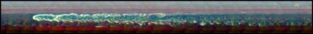 This mosaic of images from NASA's Cassini spacecraft shows the trail of a great northern storm on Saturn raging in full force. The contrast in the images has been enhanced to make the turbulent parts of the storm (in white) stand out without losing the details of the surrounding regions. Image credit: NASA/JPL-Caltech/SSI/Hampton University This mosaic of images from NASA's Cassini spacecraft shows the trail of a great northern storm on Saturn raging in full force. The contrast in the images has been enhanced to make the turbulent parts of the storm (in white) stand out without losing the details of the surrounding regions. Image credit: NASA/JPL-Caltech/SSI/Hampton University