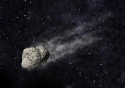 This is an artistic representation of asteroid P/2012 F5. Credit: SINC This is an artistic representation of asteroid P/2012 F5. Credit: SINC