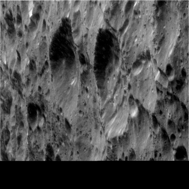 This image was taken on March 09, 2013, and received on Earth March 10, 2013, by NASA's Cassini spacecraft. The camera was pointing toward Rhea at approximately 2,348 miles (3,778 kilometers) away, and the image was taken using the CL1 and CL2 filters. Image Credit: NASA/JPL/Space Science Institute This image was taken on March 09, 2013, and received on Earth March 10, 2013, by NASA's Cassini spacecraft. The camera was pointing toward Rhea at approximately 2,348 miles (3,778 kilometers) away, and the image was taken using the CL1 and CL2 filters. Image Credit: NASA/JPL/Space Science Institute