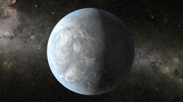 The artist's concept depicts Kepler-62e, a super-Earth-size planet in the habitable zone of a star smaller and cooler than the sun, located about 1,200 light-years from Earth in the constellation Lyra. Image credit: NASA Ames/JPL-Caltech The artist's concept depicts Kepler-62e, a super-Earth-size planet in the habitable zone of a star smaller and cooler than the sun, located about 1,200 light-years from Earth in the constellation Lyra. Image credit: NASA Ames/JPL-Caltech