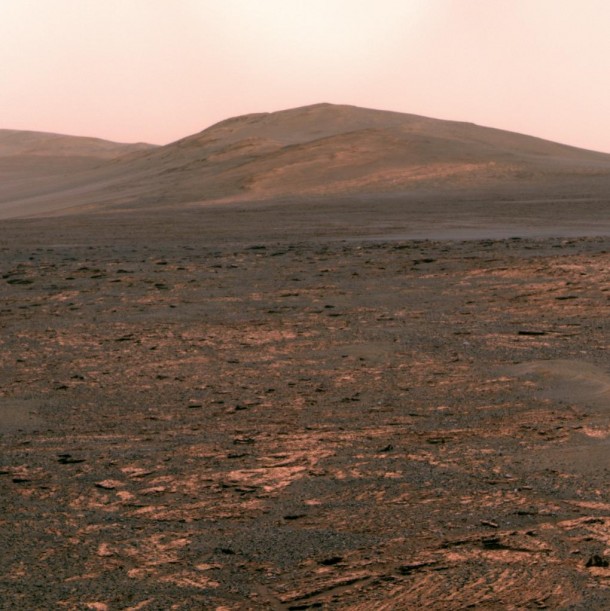 NASA's Mars Exploration Rover Opportunity used its panoramic camera (Pancam) to acquire this view of "Solander Point" during the mission's 3,325th Martian day, or sol (June 1, 2013). Image credit: NASA/JPL-Caltech/Cornell Univ./Arizona State Univ. NASA's Mars Exploration Rover Opportunity used its panoramic camera (Pancam) to acquire this view of "Solander Point" during the mission's 3,325th Martian day, or sol (June 1, 2013). Image credit: NASA/JPL-Caltech/Cornell Univ./Arizona State Univ.