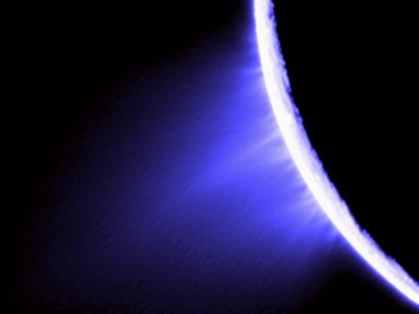 Cassini imaging scientists used views like this one to help them identify the source locations for individual jets spurting ice particles, water vapor and trace organic compounds from the surface of Saturn's moon Enceladus. Image credit: NASA/JPL/Space Science Institute Cassini imaging scientists used views like this one to help them identify the source locations for individual jets spurting ice particles, water vapor and trace organic compounds from the surface of Saturn's moon Enceladus. Image credit: NASA/JPL/Space Science Institute