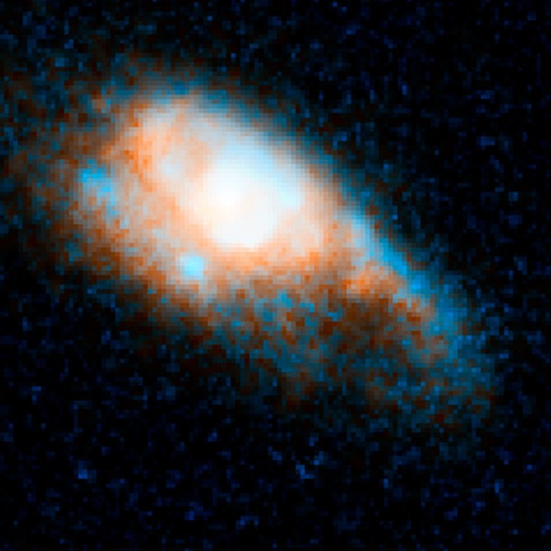GRB 130603B, SDS J112848.22+170418.5. Credit: NASA, ESA, N. Tanvir (University of Leicester), A. Levan (University of Warwick), A. Fruchter (STScI), J. Hjorth (University of Copenhagen), R. Hounsell (STScI), K. Wiersema (University of Leicester), and R. Tunnicliffe (University of Warwick) GRB 130603B, SDS J112848.22+170418.5. Credit: NASA, ESA, N. Tanvir (University of Leicester), A. Levan (University of Warwick), A. Fruchter (STScI), J. Hjorth (University of Copenhagen), R. Hounsell (STScI), K. Wiersema (University of Leicester), and R. Tunnicliffe (University of Warwick)