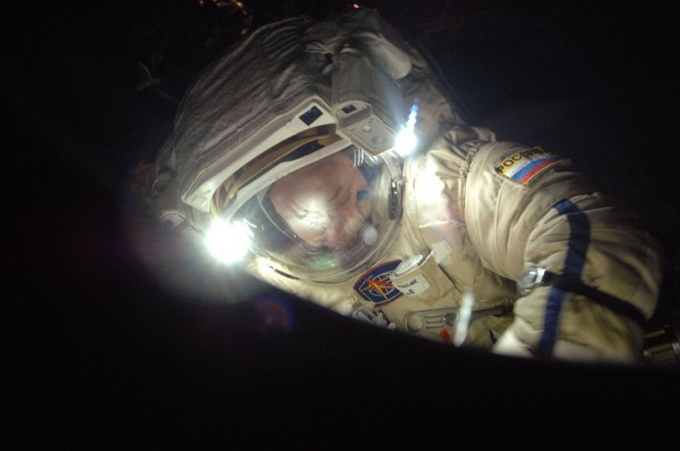 Flight Engineer Alexander Misurkin participates in a spacewalk to continue outfitting the International Space Station on Aug. 16. He and Flight Engineer Fyodor Yurchikhin are conducting another spacewalk on Aug. 22. Image Credit: NASA Flight Engineer Alexander Misurkin participates in a spacewalk to continue outfitting the International Space Station on Aug. 16. He and Flight Engineer Fyodor Yurchikhin are conducting another spacewalk on Aug. 22. Image Credit: NASA
