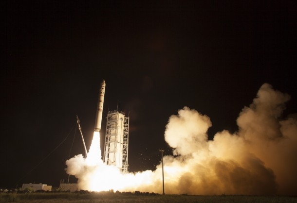 NASA's Lunar Atmosphere and Dust Environment Explorer (LADEE) observatory launches. Image credit: NASA/Carla Cioffi NASA's Lunar Atmosphere and Dust Environment Explorer (LADEE) observatory launches. Image credit: NASA/Carla Cioffi