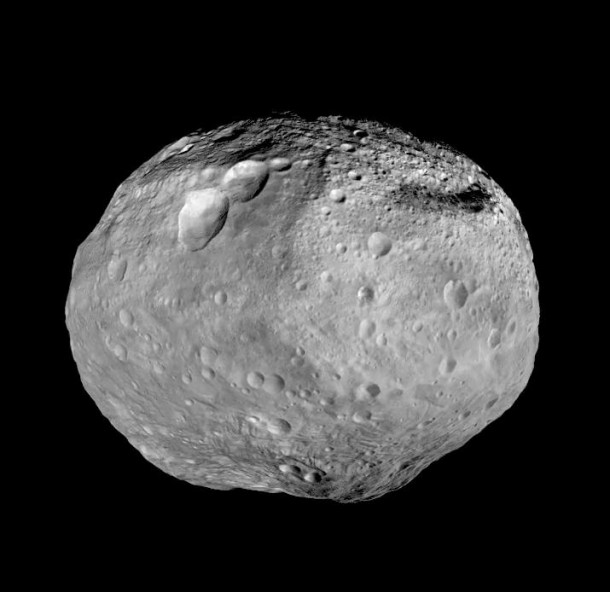 As NASA's Dawn spacecraft takes off for its next destination, this mosaic synthesizes some of the best views the spacecraft had of the giant asteroid Vesta. Dawn studied Vesta from July 2011 to September 2012. Image credit: Georgia Southern University NASA/JPL-Caltech/UCAL/MPS/DLR/IDA As NASA's Dawn spacecraft takes off for its next destination, this mosaic synthesizes some of the best views the spacecraft had of the giant asteroid Vesta. Dawn studied Vesta from July 2011 to September 2012. Image credit: Georgia Southern University NASA/JPL-Caltech/UCAL/MPS/DLR/IDA