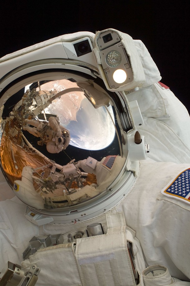 Picture of the Day Spacewalk Portrait International Space Fellowship