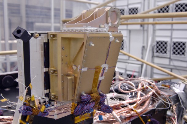 LRO's CRaTER instrument, prior to its installation on the spacecraft. Image Credit: NASA Goddard/Debbie McCallum LRO's CRaTER instrument, prior to its installation on the spacecraft. Image Credit: NASA Goddard/Debbie McCallum