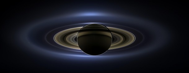 On July 19, 2013, in an event celebrated the world over, NASA's Cassini spacecraft slipped into Saturn's shadow and turned to image the planet, seven of its moons, its inner rings -- and, in the background, our home planet, Earth. Image credit: NASA/JPL-Caltech/SSI On July 19, 2013, in an event celebrated the world over, NASA's Cassini spacecraft slipped into Saturn's shadow and turned to image the planet, seven of its moons, its inner rings -- and, in the background, our home planet, Earth. Image credit: NASA/JPL-Caltech/SSI