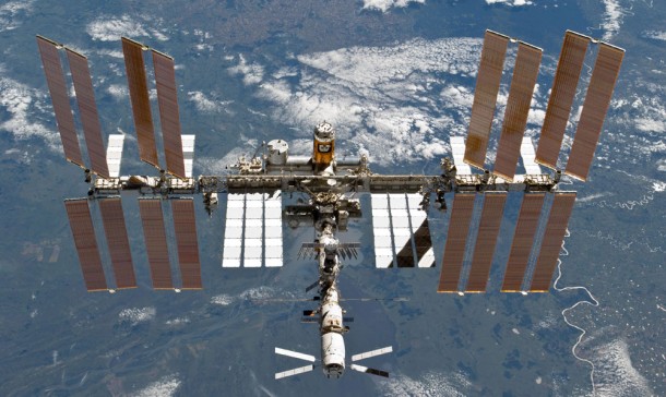 The International Space Station is featured in this image photographed by an STS-133 crew member on space shuttle Discovery. Image Credit: NASA The International Space Station is featured in this image photographed by an STS-133 crew member on space shuttle Discovery. Image Credit: NASA