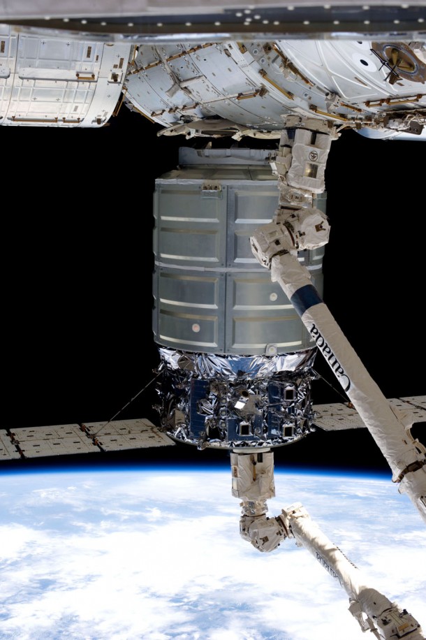 The SPHERES-Slosh experiment to be carried to the International Space Station aboard a Cygnus spacecraft like this one launched atop an Antares rocket on Sept. 18, 2013. The Orbital 1 Commercial Resupply Services flight is scheduled to lift off from the Mid-Atlantic Regional Spaceport at the Wallops Flight Facility in Virginia in December 2013. Image Credit: NASA The SPHERES-Slosh experiment to be carried to the International Space Station aboard a Cygnus spacecraft like this one launched atop an Antares rocket on Sept. 18, 2013. The Orbital 1 Commercial Resupply Services flight is scheduled to lift off from the Mid-Atlantic Regional Spaceport at the Wallops Flight Facility in Virginia in December 2013. Image Credit: NASA