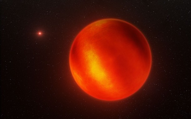 This artist's impression is based on the first ever map of the weather on the surface of the nearest brown dwarf to Earth. An international team has used ESO's Very Large Telescope to make a chart of the dark and light features on WISE J104915.57-531906.1B, which is informally known as Luhman 16B and is one of two recently discovered brown dwarfs forming a pair only six light-years from the Sun. Note that the faint fine detail on the surface has been added for artistic effect. Credit: ESO/I. Crossfield/N. Risinger This artist's impression is based on the first ever map of the weather on the surface of the nearest brown dwarf to Earth. An international team has used ESO's Very Large Telescope to make a chart of the dark and light features on WISE J104915.57-531906.1B, which is informally known as Luhman 16B and is one of two recently discovered brown dwarfs forming a pair only six light-years from the Sun. Note that the faint fine detail on the surface has been added for artistic effect. Credit: ESO/I. Crossfield/N. Risinger