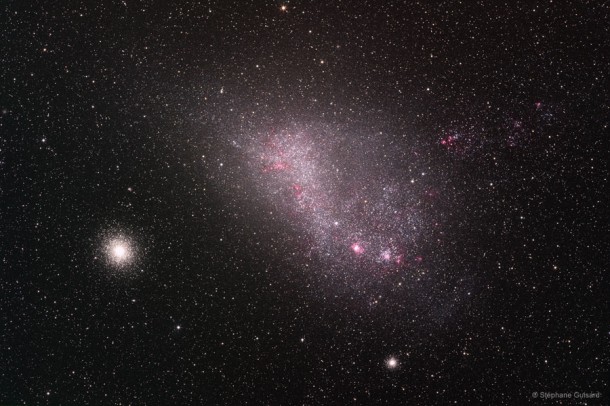 The Small Magellanic Cloud galaxy, pictured here, is a close neighbor of the Milky Way and the location of the MAXI J0158–744 ignition event. Image Credit: Stéphane Guisard The Small Magellanic Cloud galaxy, pictured here, is a close neighbor of the Milky Way and the location of the MAXI J0158–744 ignition event. Image Credit: Stéphane Guisard