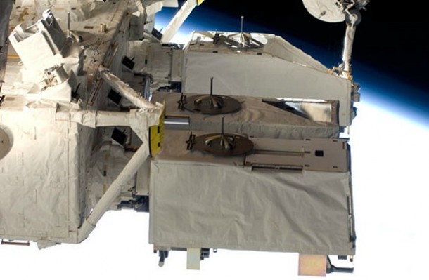 Exterior view of the Monitor of All-sky X-ray Image (MAXI) sensor mounted on the Japanese Experiment Module – Exposed Facility (JEM-EF) aboard the International Space Station. Image Credit: NASA Exterior view of the Monitor of All-sky X-ray Image (MAXI) sensor mounted on the Japanese Experiment Module – Exposed Facility (JEM-EF) aboard the International Space Station. Image Credit: NASA