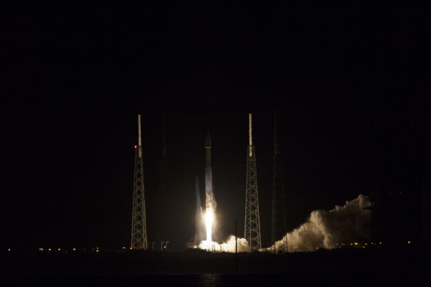 NASA's Tracking and Data Relay Satellite L (TDRS-L) launches from Cape Canaveral Air Force Station in Florida on Jan. 23, 2014 aboard a United Launch Alliance Atlas V rocket. Image Credit: NASA/Kim Shiflett NASA's Tracking and Data Relay Satellite L (TDRS-L) launches from Cape Canaveral Air Force Station in Florida on Jan. 23, 2014 aboard a United Launch Alliance Atlas V rocket. Image Credit: NASA/Kim Shiflett