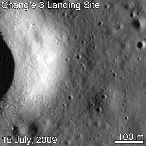 Animation of the above four LROC NAC images (short for Lunar Reconnaissance Orbiter Camera, Narrow Angle Camera). Image Credit: NASA/Goddard/Arizona State University Animation of the above four LROC NAC images (short for Lunar Reconnaissance Orbiter Camera, Narrow Angle Camera). Image Credit: NASA/Goddard/Arizona State University
