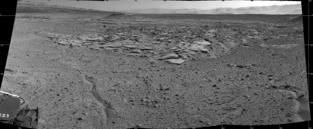 Curiosity's View From Arrival Point at 'The Kimberley' Waypoint NASA's Curiosity Mars rover recorded this view of various rock types at waypoint called "the Kimberley" shortly after arriving at the location on April 2, 2014. Image credit: NASA/JPL-Caltech Curiosity's View From Arrival Point at 'The Kimberley' Waypoint NASA's Curiosity Mars rover recorded this view of various rock types at waypoint called "the Kimberley" shortly after arriving at the location on April 2, 2014. Image credit: NASA/JPL-Caltech