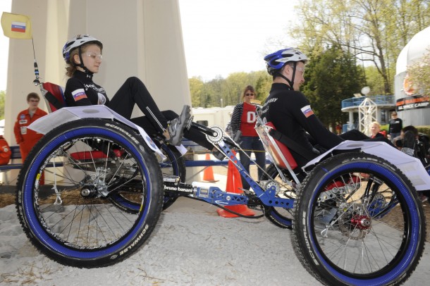 Third place, high school race: Team Russia (International Space Education Institute, Moscow). Image Credit: NASA/MSFC/Emmett Given Third place, high school race: Team Russia (International Space Education Institute, Moscow). Image Credit: NASA/MSFC/Emmett Given