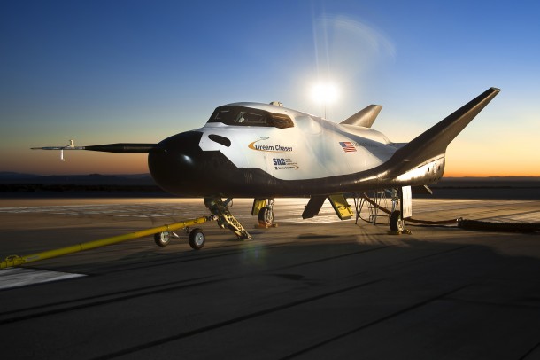 Sierra Nevada Corporation's Dream Chaser on the runway before glide tests. Image Credit: Sierra Nevada Corporation Sierra Nevada Corporation's Dream Chaser on the runway before glide tests. Image Credit: Sierra Nevada Corporation