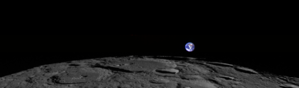 This image, captured Feb. 1, 2014, shows a colorized view of Earth from the moon-based perspective of NASA's Lunar Reconnaissance Orbiter. Image Credit: NASA/Goddard/Arizona State University This image, captured Feb. 1, 2014, shows a colorized view of Earth from the moon-based perspective of NASA's Lunar Reconnaissance Orbiter. Image Credit: NASA/Goddard/Arizona State University