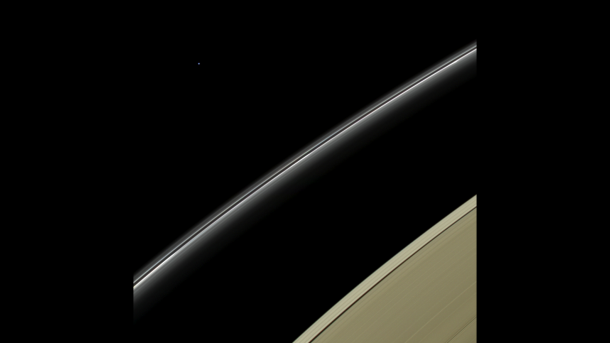 NASA’s Cassini spacecraft captured this view of the planet Uranus, the mission's first, on April 11, 2014. Distant Uranus is a small bluish orb here, barely resolved by Cassini's camera. Image Credit: NASA/JPL-Caltech/Space Science Institute NASA’s Cassini spacecraft captured this view of the planet Uranus, the mission's first, on April 11, 2014. Distant Uranus is a small bluish orb here, barely resolved by Cassini's camera. Image Credit: NASA/JPL-Caltech/Space Science Institute