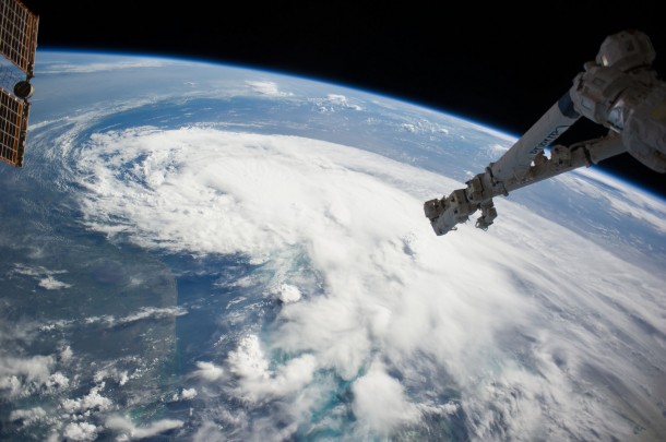 Tropical Storm Arthur was pictured early on July 2, 2014, churning in Atlantic waters off the coast of Florida and slowly moving northward. Tropical Storm Arthur was pictured early on July 2, 2014, churning in Atlantic waters off the coast of Florida and slowly moving northward.
