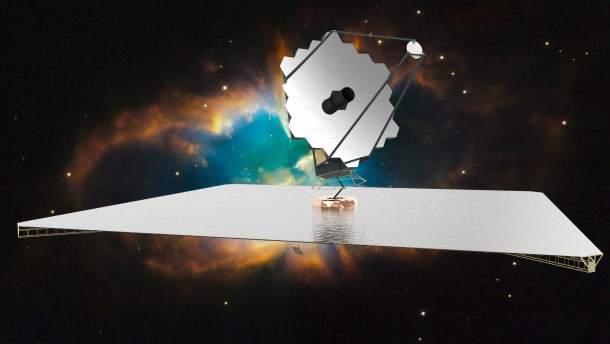 This artist’s rendition shows a possible design of a potential successor to the Hubble Space Telescope. A NASA-led team of experts in now investigating the viability of this conceptual mission, called the Advanced Telescope Large-Aperture Space Telescope. Image Credit: NASA This artist’s rendition shows a possible design of a potential successor to the Hubble Space Telescope. A NASA-led team of experts in now investigating the viability of this conceptual mission, called the Advanced Telescope Large-Aperture Space Telescope. Image Credit: NASA