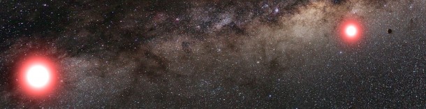 This artist's rendering shows a newly discovered planet (far right) orbiting one star (right) of a binary star system. The discovery, made by a collaboration of international research teams and led by researchers at The Ohio State University, expands astronomers' notions of where to look for planets in our galaxy. Image by Cheongho Han, Chungbuk National University, Republic of Korea. This artist's rendering shows a newly discovered planet (far right) orbiting one star (right) of a binary star system. The discovery, made by a collaboration of international research teams and led by researchers at The Ohio State University, expands astronomers' notions of where to look for planets in our galaxy. Image by Cheongho Han, Chungbuk National University, Republic of Korea.