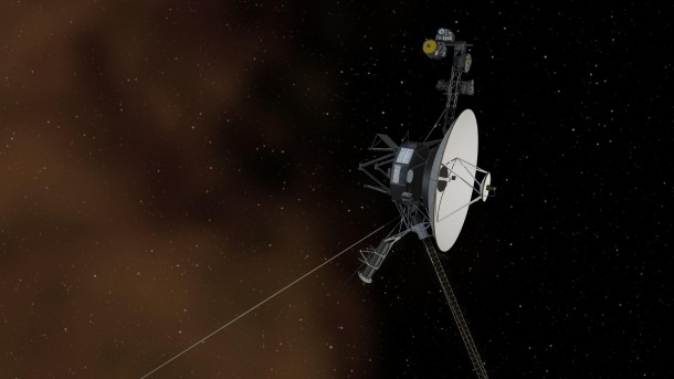 This artist's concept depicts NASA's Voyager 1 spacecraft entering interstellar space, or the space between stars. Interstellar space is dominated by the plasma, or ionized gas, that was ejected by the death of nearby giant stars millions of years ago. Image Credit: NASA/JPL-Caltech This artist's concept depicts NASA's Voyager 1 spacecraft entering interstellar space, or the space between stars. Interstellar space is dominated by the plasma, or ionized gas, that was ejected by the death of nearby giant stars millions of years ago. Image Credit: NASA/JPL-Caltech