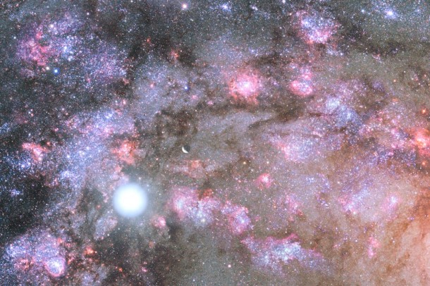 Artist impression of a firestorm of star birth deep inside core of young, growing elliptical galaxy. Image Credit: NASA, Z. Levay, G. Bacon (STScI) Artist impression of a firestorm of star birth deep inside core of young, growing elliptical galaxy. Image Credit: NASA, Z. Levay, G. Bacon (STScI)