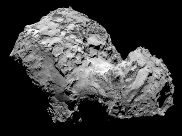 Comet on 3 August 2014. Copyright ESA/Rosetta/MPS for OSIRIS Team MPS/UPD/LAM/IAA/SSO/INTA/UPM/DASP/IDA Comet on 3 August 2014. Copyright ESA/Rosetta/MPS for OSIRIS Team MPS/UPD/LAM/IAA/SSO/INTA/UPM/DASP/IDA