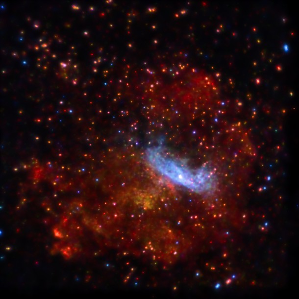 A Chandra image of MSH 11-62, a supernova remnant about 16,000 light years from Earth. Image Credit: NASA/CXC/SAO/P. Slane et al. A Chandra image of MSH 11-62, a supernova remnant about 16,000 light years from Earth. Image Credit: NASA/CXC/SAO/P. Slane et al.