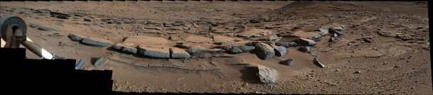 This March 25, 2014, view from the Mastcam on NASA's Curiosity Mars rover looks southward at the Kimberley waypoint. Credit: NASA/JPL-Caltech/MSSS This March 25, 2014, view from the Mastcam on NASA's Curiosity Mars rover looks southward at the Kimberley waypoint. Credit: NASA/JPL-Caltech/MSSS