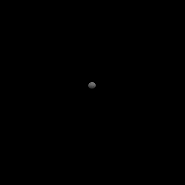 Zoomed out -- PIA19173 Ceres appears sharper than ever at 43 pixels across, a higher resolution than images of Ceres taken by the NASA's Hubble Space Telescope in 2003 and 2004. Image Credit: NASA/JPL Zoomed out -- PIA19173 Ceres appears sharper than ever at 43 pixels across, a higher resolution than images of Ceres taken by the NASA's Hubble Space Telescope in 2003 and 2004. Image Credit: NASA/JPL