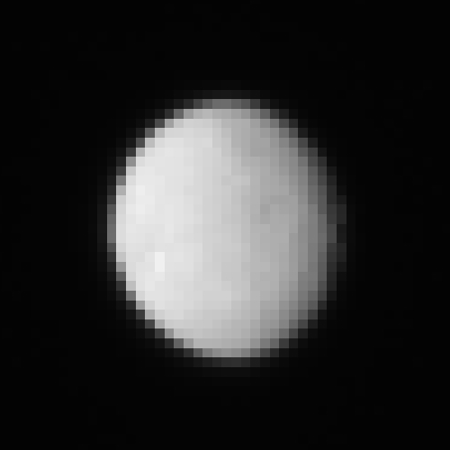 This is a zoomed-in raw image, taken Jan. 13, 2015, showing the dwarf planet Ceres as seen from the Dawn spacecraft on its approach. Surface features have started to become apparent in the image. Dawn's framing camera took this image at 238,000 miles (383,000 kilometers) from Ceres. Image Credit: NASA/JPL-Caltech/UCLA/MPS/DLR/IDA This is a zoomed-in raw image, taken Jan. 13, 2015, showing the dwarf planet Ceres as seen from the Dawn spacecraft on its approach. Surface features have started to become apparent in the image. Dawn's framing camera took this image at 238,000 miles (383,000 kilometers) from Ceres. Image Credit: NASA/JPL-Caltech/UCLA/MPS/DLR/IDA