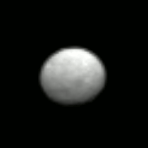 The Dawn spacecraft observed Ceres for an hour on Jan. 13, 2015, from a distance of 238,000 miles (383,000 kilometers). A little more than half of its surface was observed at a resolution of 27 pixels. This animated GIF shows bright and dark features. Image Credit: NASA/JPL-Caltech/UCLA/MPS/DLR/IDA/PSI The Dawn spacecraft observed Ceres for an hour on Jan. 13, 2015, from a distance of 238,000 miles (383,000 kilometers). A little more than half of its surface was observed at a resolution of 27 pixels. This animated GIF shows bright and dark features. Image Credit: NASA/JPL-Caltech/UCLA/MPS/DLR/IDA/PSI