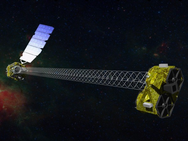 NASA's NuSTAR telescope, launched in June 2012, observed the high-energy portion of the X-ray light spectrum emitted by the supermassive blackhole dubbed PDS 456. Image Credit: NASA NASA's NuSTAR telescope, launched in June 2012, observed the high-energy portion of the X-ray light spectrum emitted by the supermassive blackhole dubbed PDS 456. Image Credit: NASA