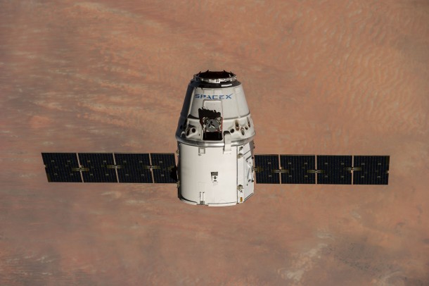 The SpaceX Dragon commercial cargo craft approaches the International Space Station on Sept. 23, 2014 for grapple and berthing. The SpaceX Dragon commercial cargo craft approaches the International Space Station on Sept. 23, 2014 for grapple and berthing.