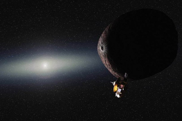 Artist's impression of NASA's New Horizons spacecraft encountering a Pluto-like object in the distant Kuiper Belt. Credits: NASA/JHUAPL/SwRI/Alex Parker Artist's impression of NASA's New Horizons spacecraft encountering a Pluto-like object in the distant Kuiper Belt. Credits: NASA/JHUAPL/SwRI/Alex Parker
