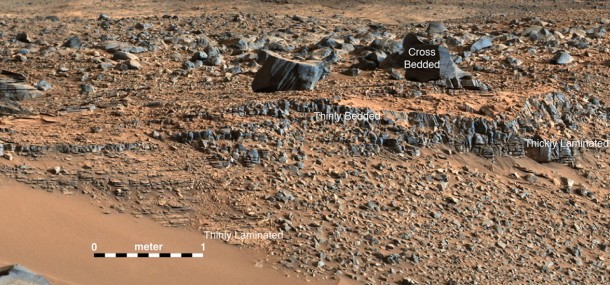 An image taken at the "Hidden Valley" site, en-route to Mount Sharp, by NASA's Curiosity rover. Image credit NASA/JPL-Caltech/MSSS An image taken at the "Hidden Valley" site, en-route to Mount Sharp, by NASA's Curiosity rover. Image credit NASA/JPL-Caltech/MSSS