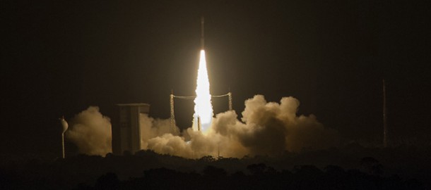 Vega’s mission with the LISA Pathfinder space probe marked the lightweight vehicle’s sixth launch, and was designated Flight VV06. Vega’s mission with the LISA Pathfinder space probe marked the lightweight vehicle’s sixth launch, and was designated Flight VV06.