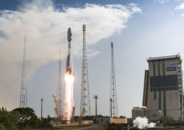 Arianespace launched six Galileo FOC satellites on three Soyuz missions in 2015, including the successful Flight VS13 performed on December 17 Arianespace launched six Galileo FOC satellites on three Soyuz missions in 2015, including the successful Flight VS13 performed on December 17
