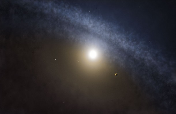 Astronomers using the Atacama Large Millimeter/submillimeter Array (ALMA) have found telltale differences between the gaps in the gas and the dust in discs around four young stars. These new observations are the clearest indications yet that planets with masses several times that of Jupiter have recently formed in these discs. Credit: ALMA (ESO/NAOJ/NRAO)/M. Kornmesser Astronomers using the Atacama Large Millimeter/submillimeter Array (ALMA) have found telltale differences between the gaps in the gas and the dust in discs around four young stars. These new observations are the clearest indications yet that planets with masses several times that of Jupiter have recently formed in these discs. Credit: ALMA (ESO/NAOJ/NRAO)/M. Kornmesser