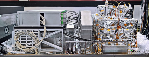 Zooming in on black holes is the main mission for the newly installed instrument GRAVITY at ESO’s Very Large Telescope in Chile. During its first observations, GRAVITY successfully combined starlight using all four Auxiliary Telescopes. Credit: ESO/GRAVITY consortium Zooming in on black holes is the main mission for the newly installed instrument GRAVITY at ESO’s Very Large Telescope in Chile. During its first observations, GRAVITY successfully combined starlight using all four Auxiliary Telescopes. Credit: ESO/GRAVITY consortium