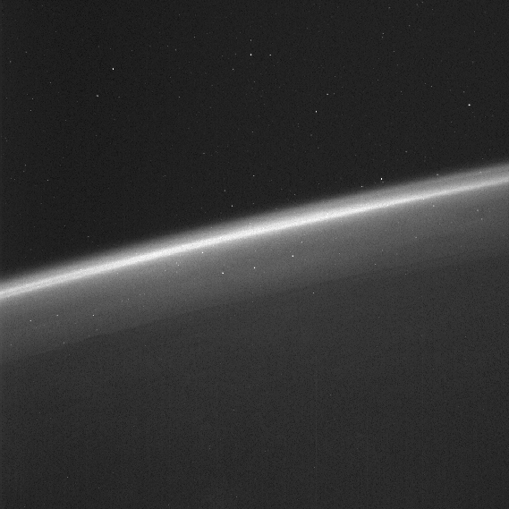 A portion of Earth, its atmosphere and a starry sky are seen by ESA's LISA Pathfinder's star trackers on Dec. 3, 2015, the day it launched. Credit: ESA/LPF/Airbus-DS; Acknowledgement to J. Grzymisch & M. Watt. A portion of Earth, its atmosphere and a starry sky are seen by ESA's LISA Pathfinder's star trackers on Dec. 3, 2015, the day it launched. Credit: ESA/LPF/Airbus-DS; Acknowledgement to J. Grzymisch & M. Watt.