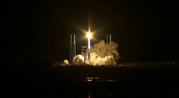 An Atlas V launch vehicle lifts off from Cape Canaveral Air Force Station carrying a Cygnus resupply spacecraft on the Orbital ATK CRS-6 mission to the International Space Station. Liftoff was at 11:05 p.m. EDT. The spacecraft will deliver 7,500 pounds of supplies, science payloads and experiments. Credits: NASA An Atlas V launch vehicle lifts off from Cape Canaveral Air Force Station carrying a Cygnus resupply spacecraft on the Orbital ATK CRS-6 mission to the International Space Station. Liftoff was at 11:05 p.m. EDT. The spacecraft will deliver 7,500 pounds of supplies, science payloads and experiments. Credits: NASA