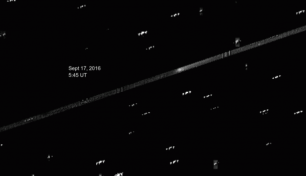 This animation shows a series of 15 images of comet 67P/Churyumov-Gerasimenko taken by NASA's Kepler space telescope from Sept. 17 through Sept. 18. Image credit: The Open University/C. Snodgrass and SETI Institute/E. Ryan This animation shows a series of 15 images of comet 67P/Churyumov-Gerasimenko taken by NASA's Kepler space telescope from Sept. 17 through Sept. 18. Image credit: The Open University/C. Snodgrass and SETI Institute/E. Ryan