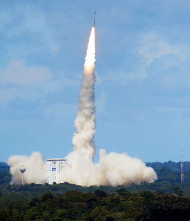 The second Arianespace Vega launch in 2016 was successfully performed from the SLV launch site at Europe’s Spaceport in French Guiana, orbiting GÖKTÜRK-1 for Turkey. The second Arianespace Vega launch in 2016 was successfully performed from the SLV launch site at Europe’s Spaceport in French Guiana, orbiting GÖKTÜRK-1 for Turkey.