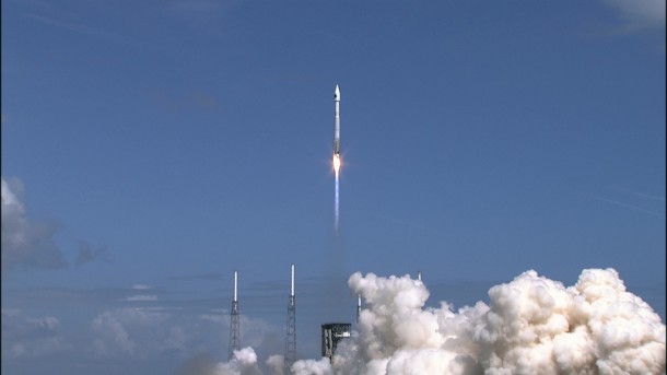 Orbital ATK’s seventh cargo delivery flight to the International Space Station launched at 11:11 a.m. EDT April 18, 2017, on a United Launch Alliance Atlas V rocket from Space Launch Complex 41 on Cape Canaveral Air Force Station in Florida. Credits: NASA TV Orbital ATK’s seventh cargo delivery flight to the International Space Station launched at 11:11 a.m. EDT April 18, 2017, on a United Launch Alliance Atlas V rocket from Space Launch Complex 41 on Cape Canaveral Air Force Station in Florida. Credits: NASA TV